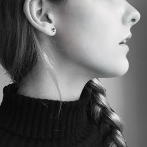 Mirror mini earrings