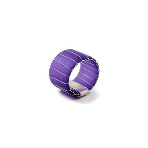 Silicone ring, large, lilac