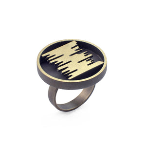 Iron and Gold ring