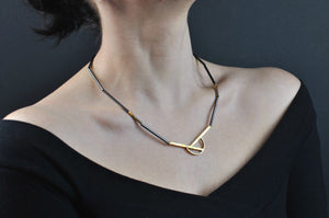 Iron and Gold necklace