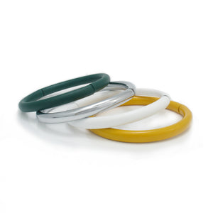 Push & Pull bracelet Thermocoated in green