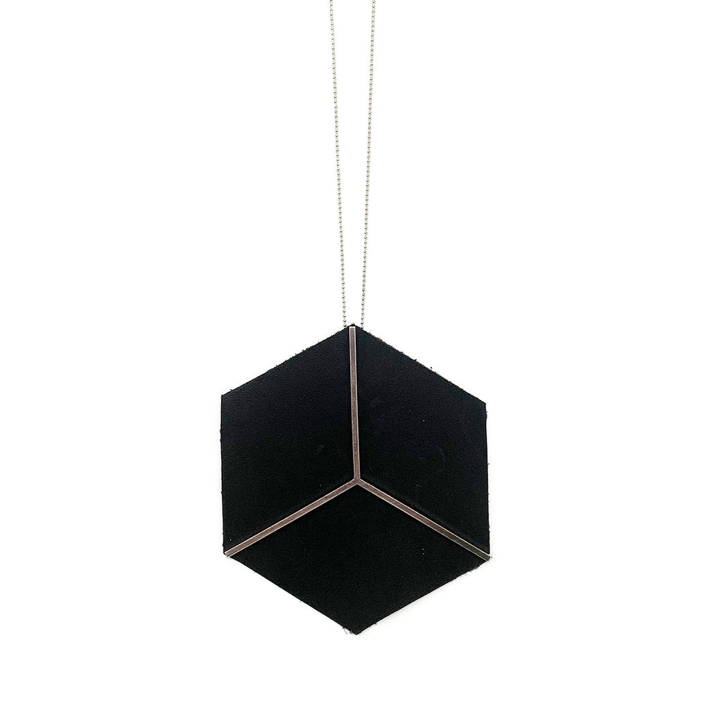 Bauhaus 100 cube necklace