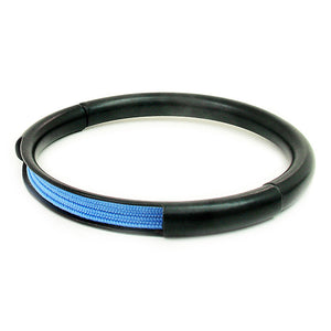 Push & Pull bracelet Thermocoated with elastic, blue sky