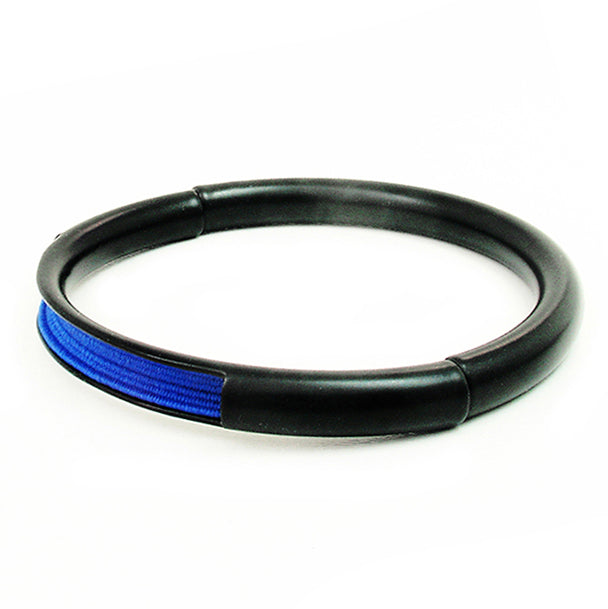 Push & Pull bracelet Thermocoated with elastic, blue