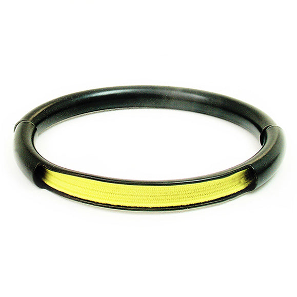 Push & Pull bracelet Thermocoated with elastic, light yellow