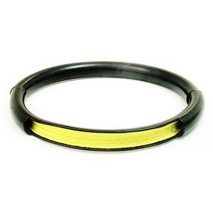 Push & Pull bracelet Thermocoated with elastic, light yellow