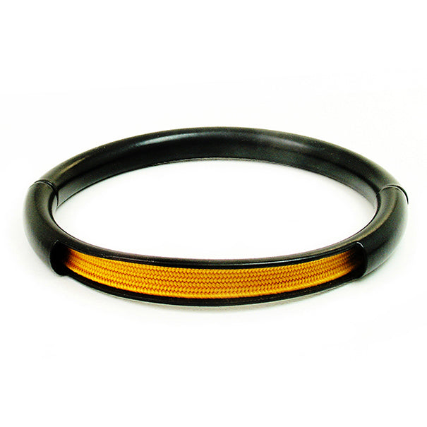 Push & Pull bracelet Thermocoated with elastic, gold yellow