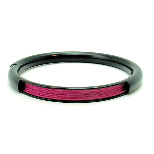 Push & Pull bracelet Thermocoated with elastic, fuchsia