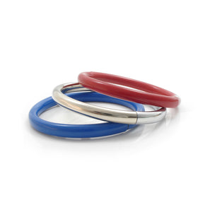Push & Pull bracelet Thermocoated in red